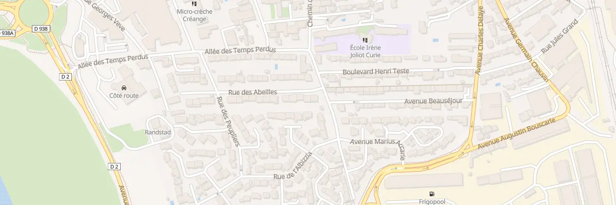 Plan du 25 Rue des Abeilles à Cavaillon
