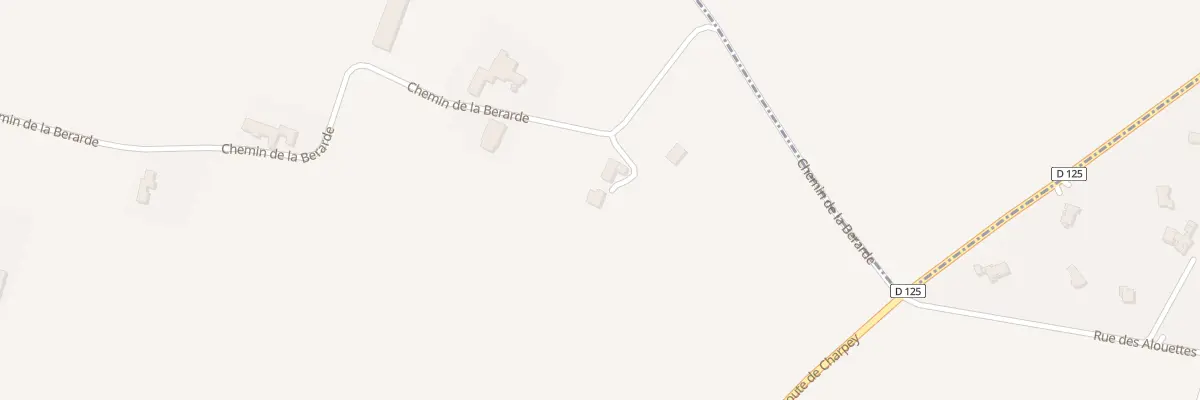 Plan du 407 Che de la Bérarde à Chabeuil
