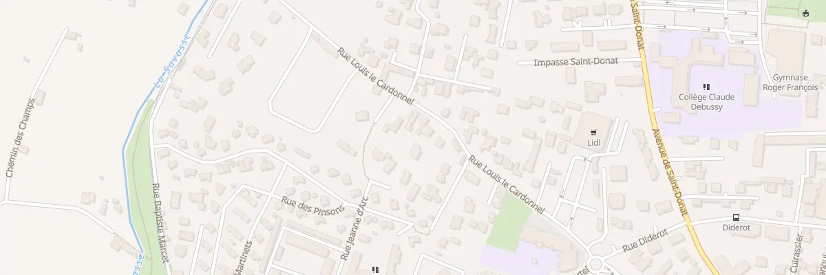 Plan du 43 Rue Louis le Cardonnel à Romans-sur-Isère