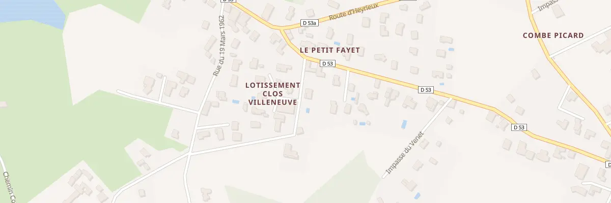 Plan du 37 Che le Barbier à Valencin