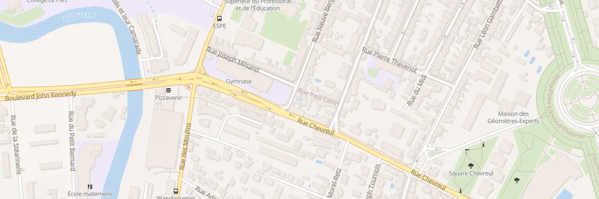 Plan du 55 Rue Neuve Bergère à Dijon