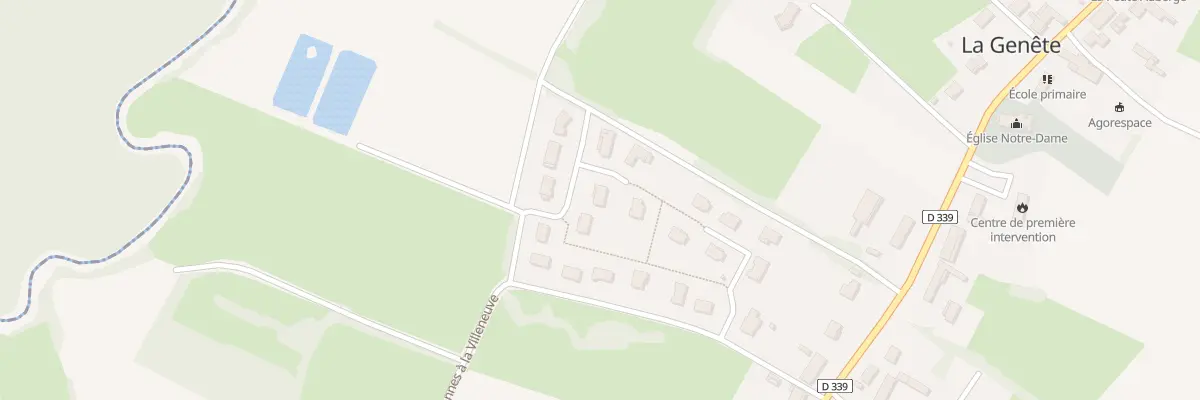Plan du 172 Imp du Grand Pre à La Genête