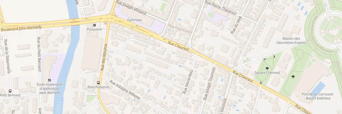 Plan du 4B Rue Morel-Retz à Dijon