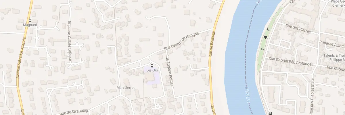 Plan du 11 Rue Beatrix de Hongrie à Romans-sur-Isère