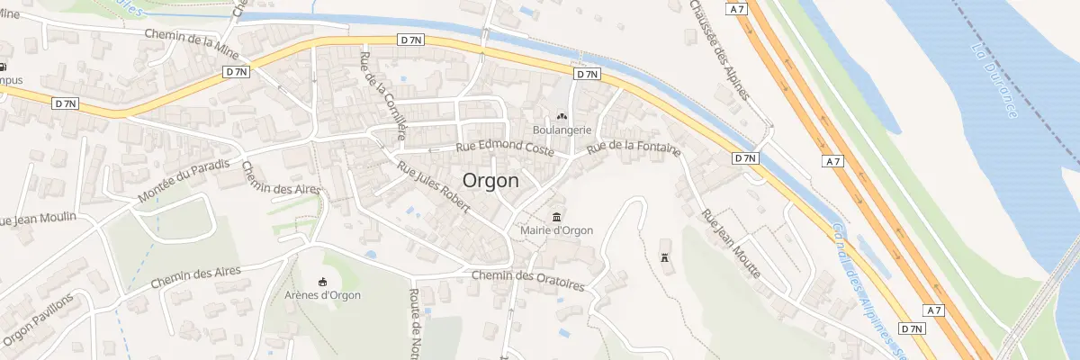 Plan du 13B Av Georges Coste à Orgon