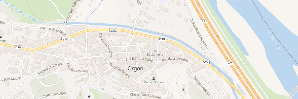 Plan du 7 Rue Barthelemy à Orgon