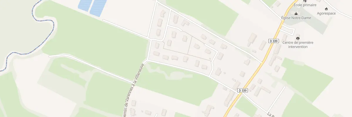 Plan du 202 Rte Poutat à La Genête