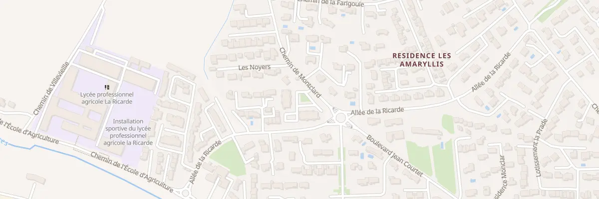 Plan du 405 Che Monclar à L’Isle-sur-la-Sorgue