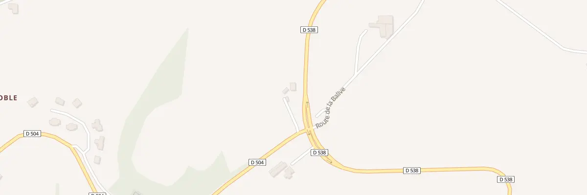 Plan du 2580 Rte Departementale 538 à Montchenu