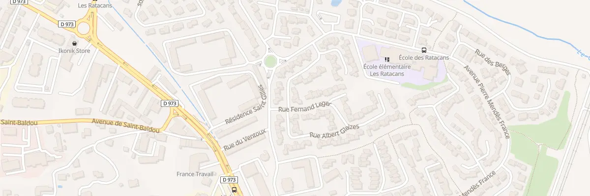 Plan du 12 Rue Auguste Chabaud à Cavaillon