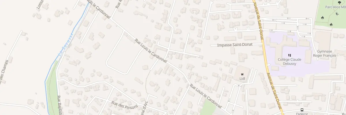 Plan du 60 Rue Louis le Cardonnel à Romans-sur-Isère
