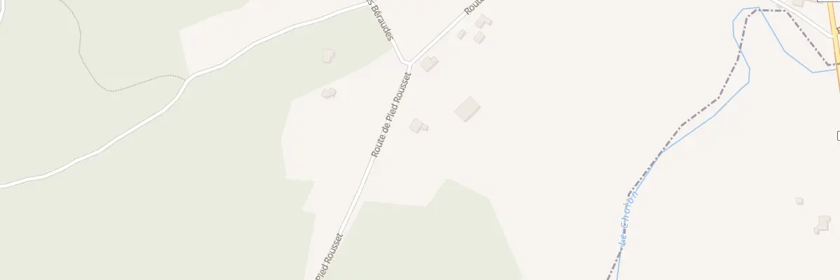 Plan du 725 Rte de Pied Rousset à Margès