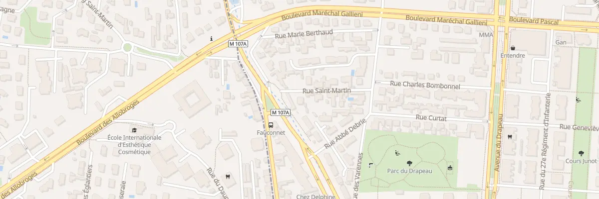 Plan du 15 Rue Saint-Martin à Dijon