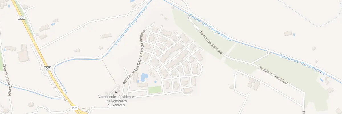 Plan du 2015 Av Majoral Jouve à Aubignan