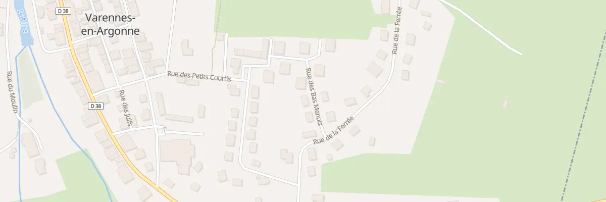 Plan du 6 Rue des Bas Menuis à Varennes-en-Argonne