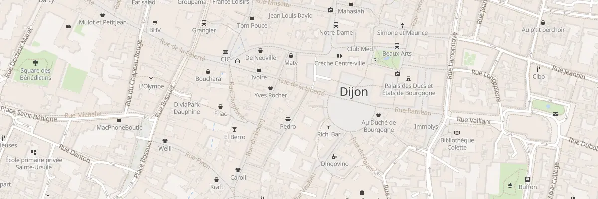 Plan du 90 Rue de la Liberté à Dijon
