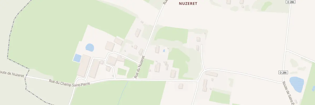 Plan du 83 Rue du Nuzeret à Saint-Vincent-en-Bresse