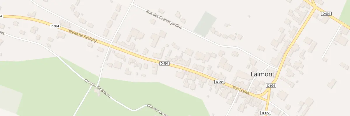 Plan du 35 Rue Haute à Laimont