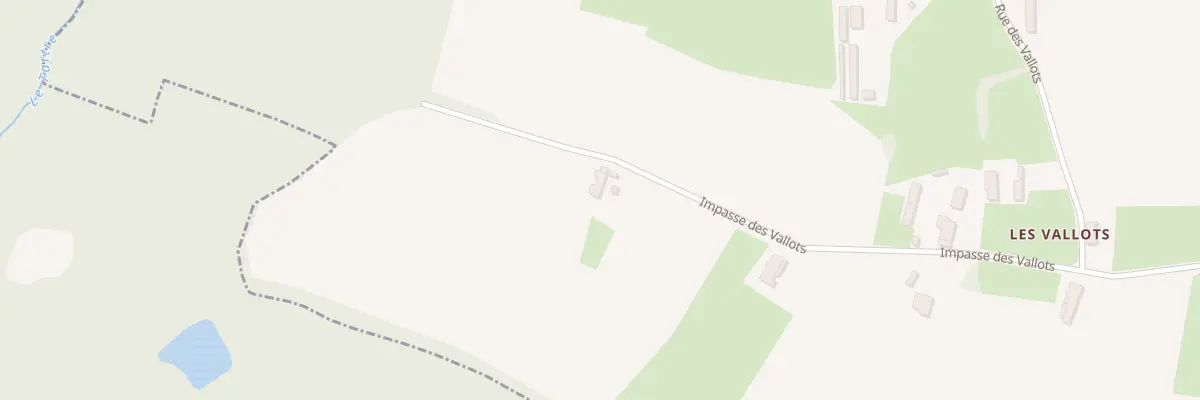 Plan du 380 Imp des Vallots à Tronchy