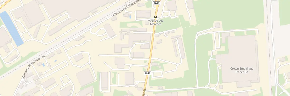 Plan du 674 Av des Marchés à Carpentras