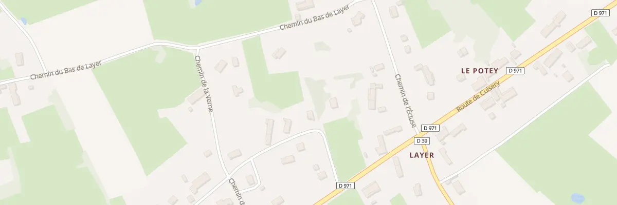 Plan du 114 Chem de Layer à Jouvençon