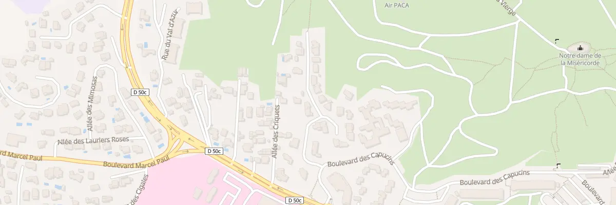 Plan du 25 All Clair Rene à Martigues