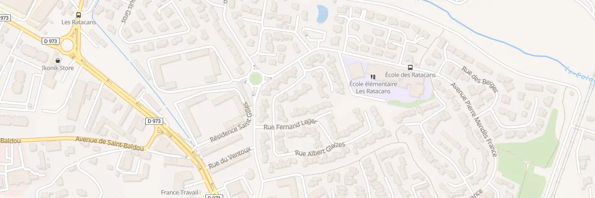 Plan du 84 Rue Auguste Chabaud à Cavaillon