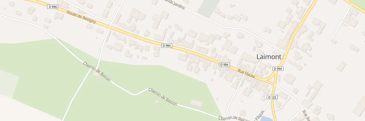 Plan du 46 Rue Haute à Laimont