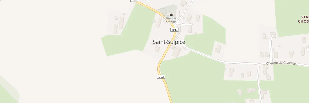 Plan du 104 Rte de Saint-Didier à Saint-Sulpice