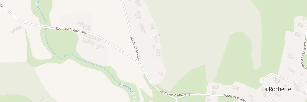 Plan du 20 Rte de Murard à Vaunaveys-la-Rochette
