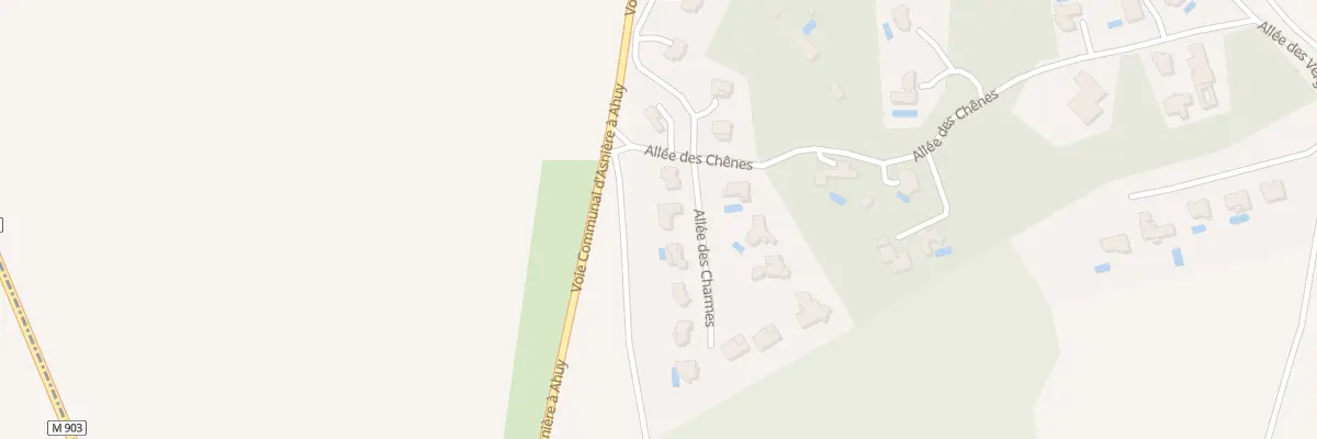Plan du 4 All des Charmes à Asnières-lès-Dijon