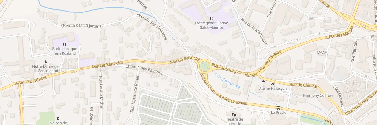 Plan du 1 Av Berthelot Pierre Eugene Ma à Romans-sur-Isère