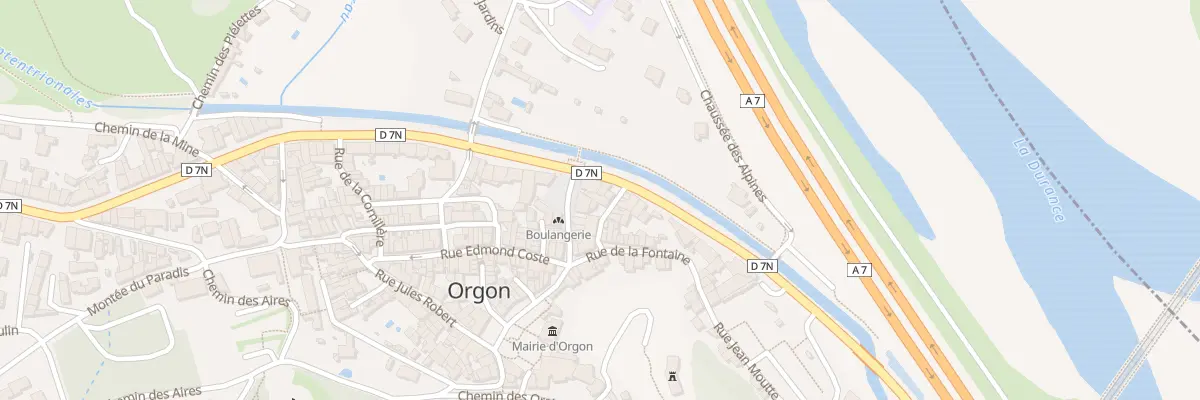 Plan du 1 Rue de l’Arbre Mort à Orgon