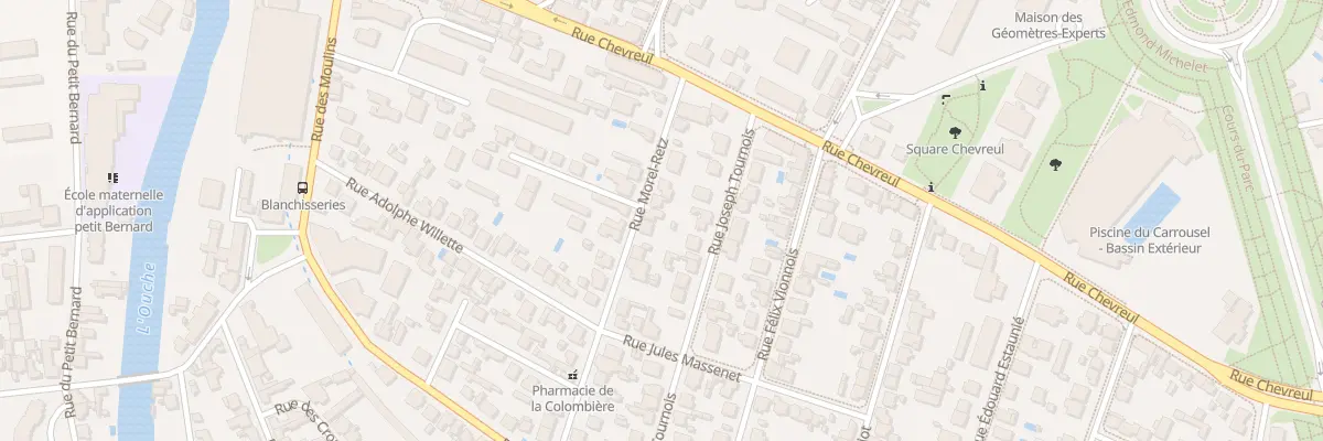 Plan du 9 Rue Morel-Retz à Dijon