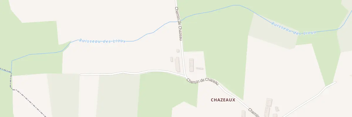 Plan du 612 Che de Chazeau à Saint-Sulpice