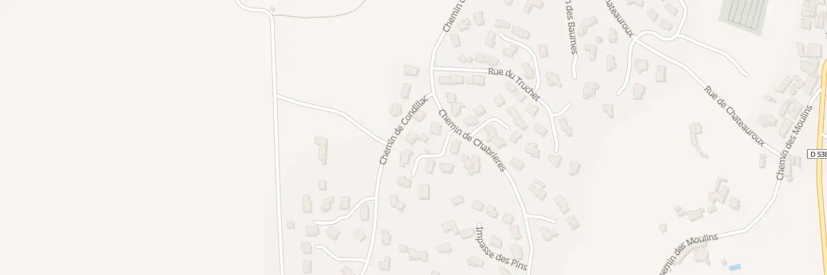 Plan du 50 Rue des Chênes à Peyrins
