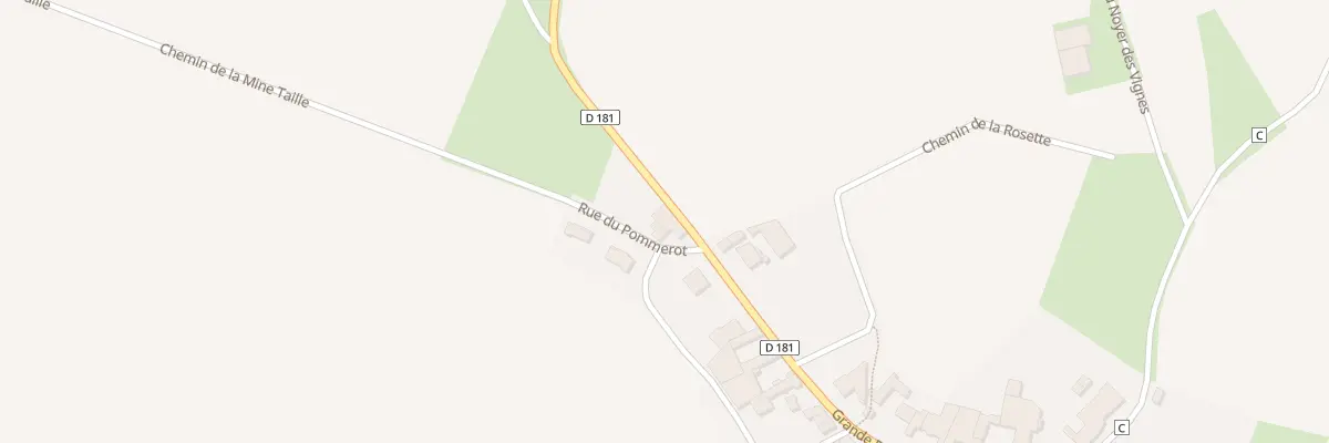 Plan du 2 Rue du Pommerot à Mathons