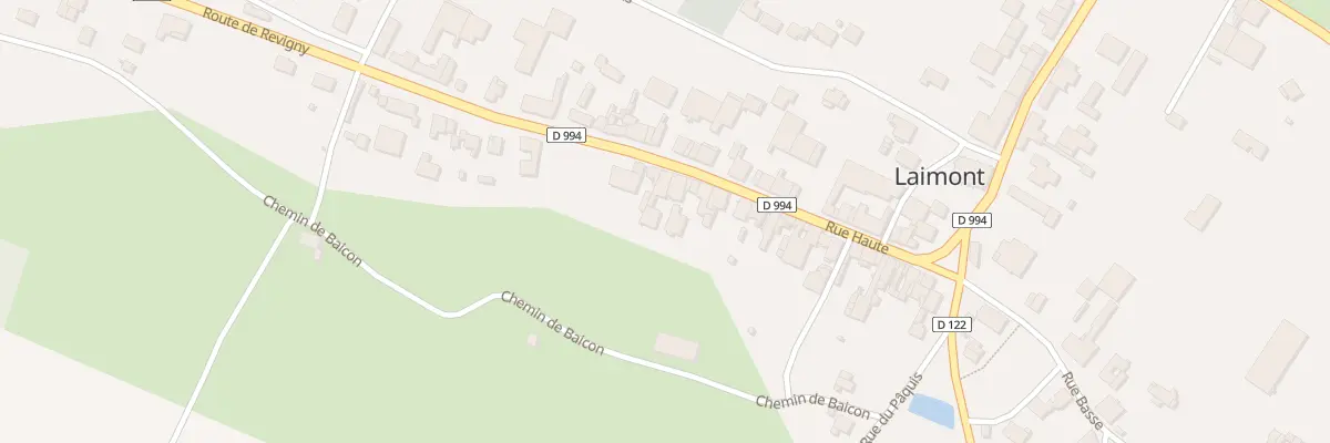 Plan du 40 Rue Haute à Laimont