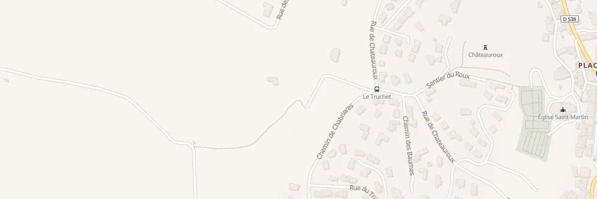 Plan du 595 Che de Chabrières à Peyrins
