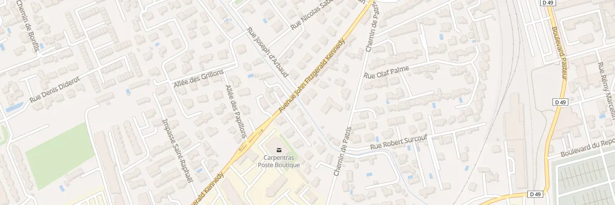 Plan du 407 Av John F Kennedy à Carpentras