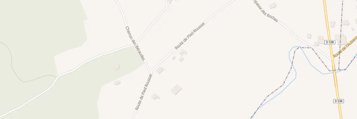 Plan du 5085 Les Beraudes à Margès