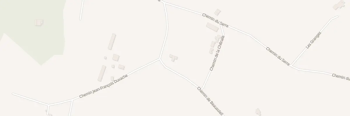 Plan du 225 Che de Beausoleil à Chabeuil