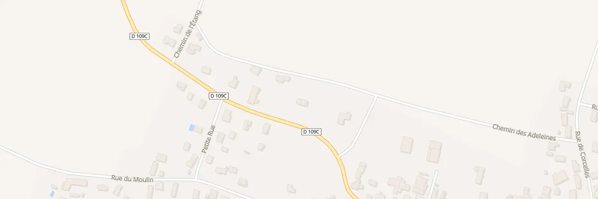 Plan du 5 Rue Saint Bernard à Villebichot