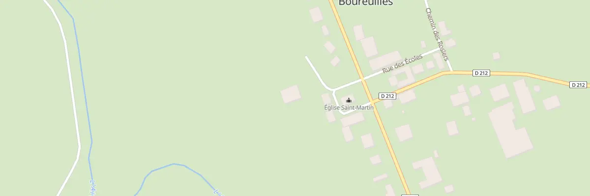 Plan du 5 Rue de l’Eglise à Boureuilles