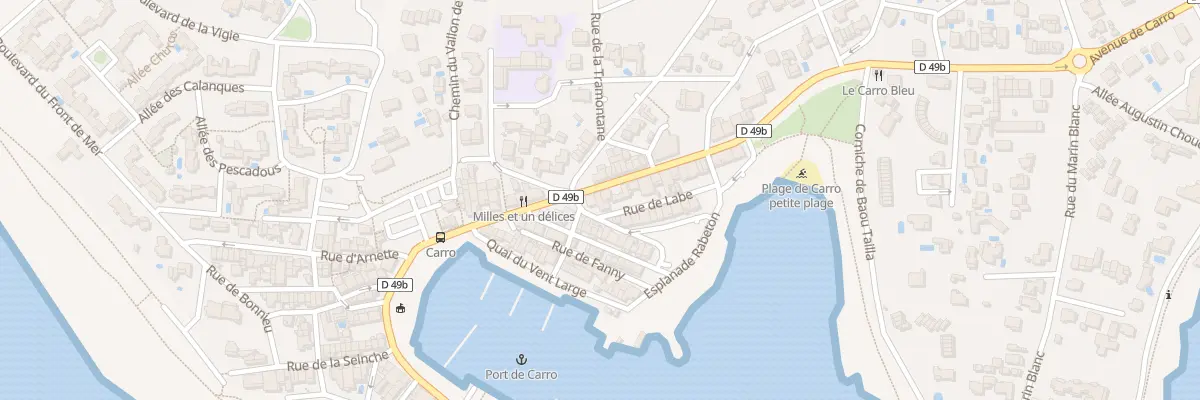 Plan du 16 Av René Fouque à Martigues