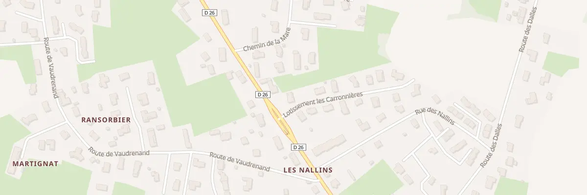Plan du 37 Lot Les Carronnieres à Mézériat