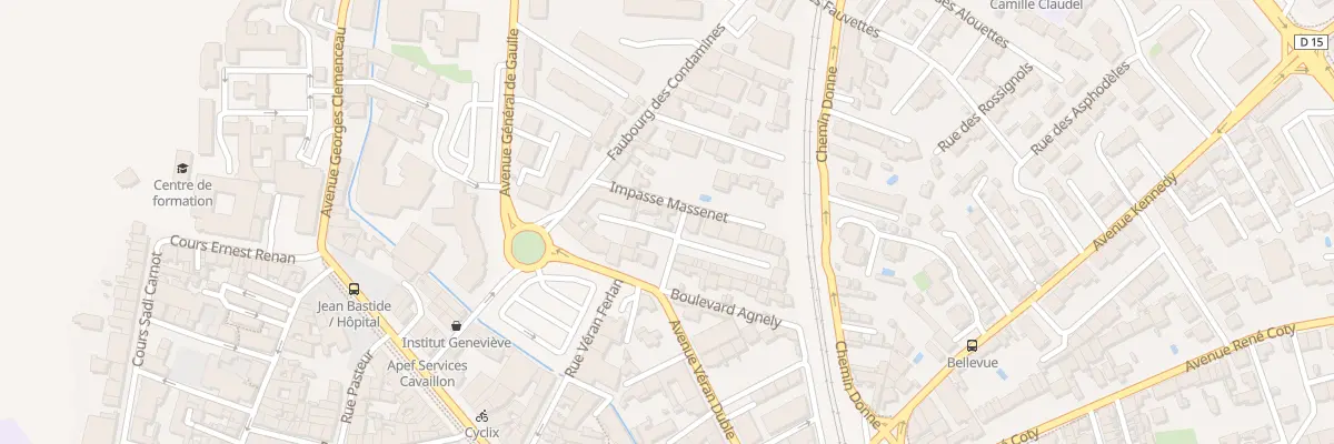 Plan du 55 Rue Georges Bizet à Cavaillon