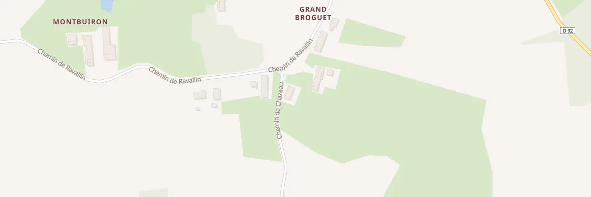 Plan du 25 Che de Chazeau à Saint-Sulpice