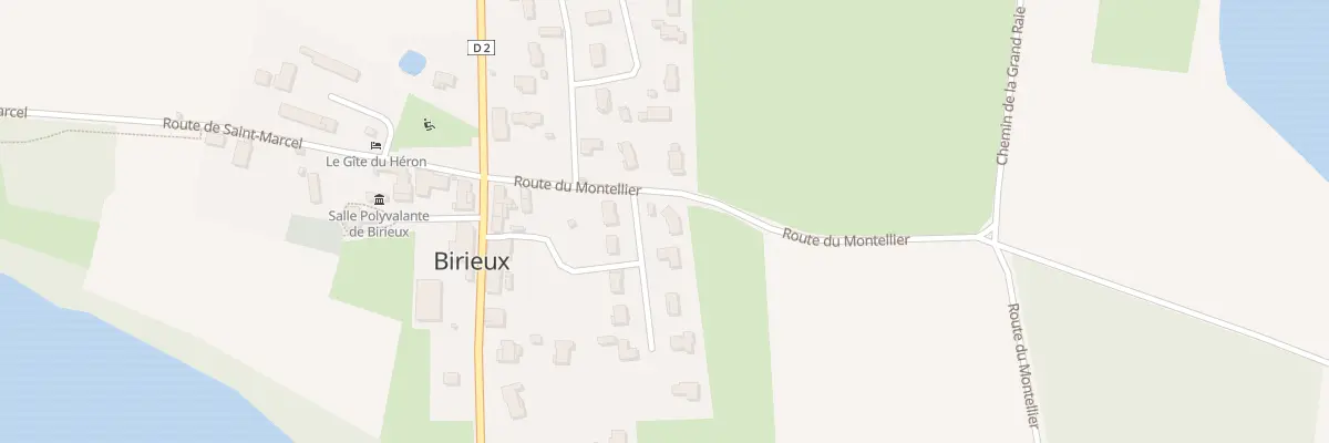 Plan du 1 Lot les Colverts à Birieux