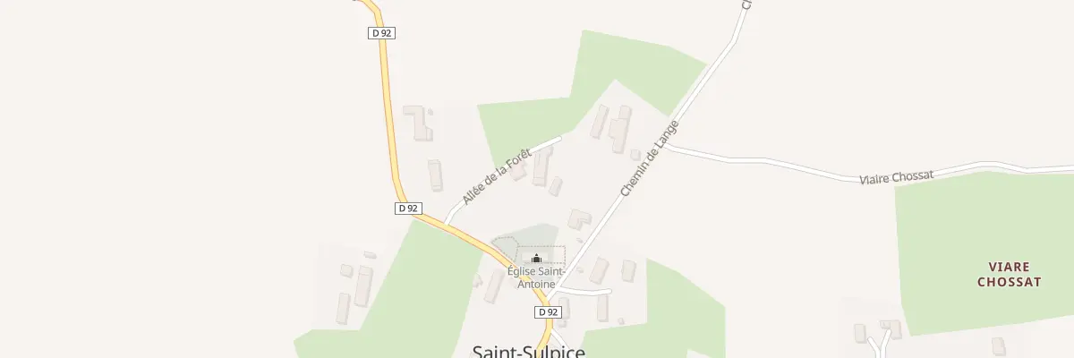 Plan du 130 All de la Foret à Saint-Sulpice